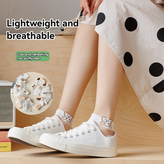 50%OFF🧦✨ Nowe letnie, ultracienkie, modne pończochy z lodowego jedwabiu, chłodne, oddychające i nieprzemakalne.