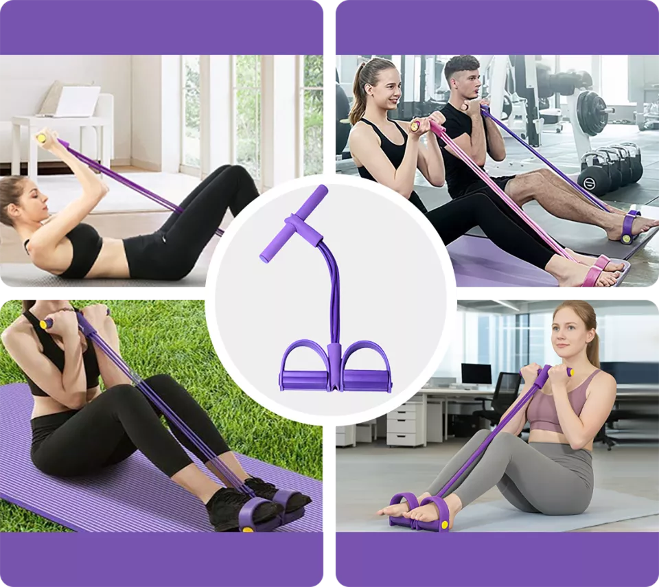 【Kup 1, otrzymaj 1 gratis】🏃♂️ Wielofunkcyjna taśma fitness - 🔥 Skutecznie spala tłuszcz z brzucha