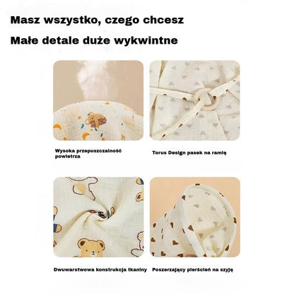 👩‍🍼Bawełniana osłona do karmienia piersią – oddychająca chusta dla mamy🍼