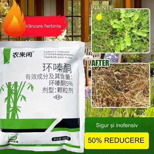 🔥🌱 Herbicida potente con ciclazinona – elimina las malas hierbas desde la raíz