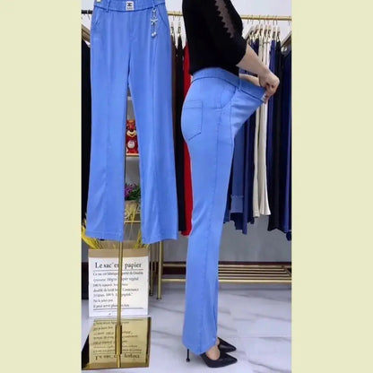 🏆【Nowość 2026】👖【S-4XL】Damskie jeansy z wysokim stanem i elastyczną talią