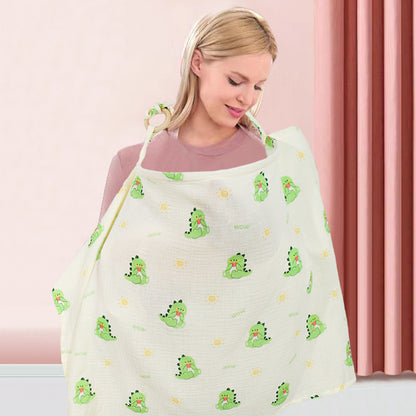 👩‍🍼Bawełniana osłona do karmienia piersią – oddychająca chusta dla mamy🍼