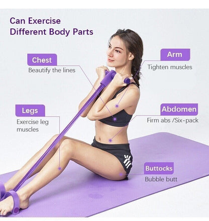 【Kup 1, otrzymaj 1 gratis】🏃‍♂️ Wielofunkcyjna taśma fitness - 🔥 Skutecznie spala tłuszcz z brzucha