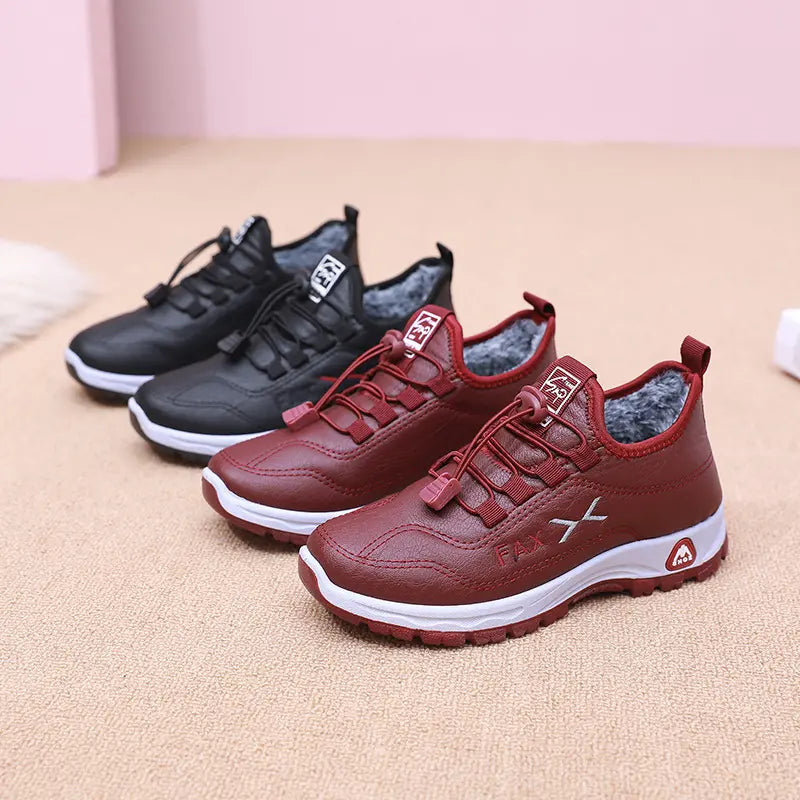 【35-42】Women's Leather Winter Boots