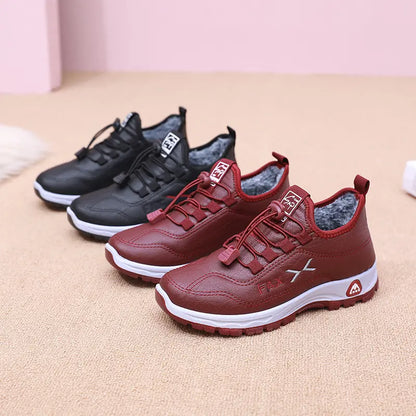 【35-42】Women's Leather Winter Boots
