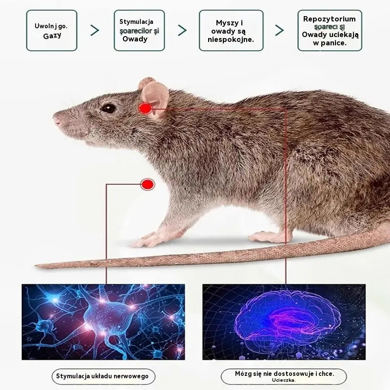 💊【50/100 kapsułek】⚠️🐭Silne tabletki odstraszające szczury, magiczne narzędzie odstraszające szczury