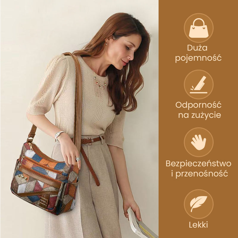 【45% Zniżki】👜Nowa Modna Torba Na Ramię Z Miękkiej Skóry PU W Dopasowanym Kolorze