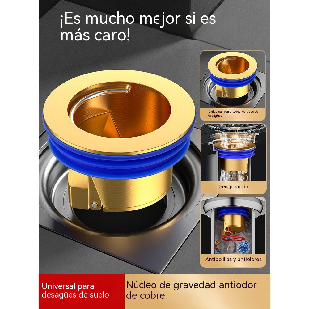 🚿 🔥 Desagüe universal de latón antiolor (antiolor e insectos): ¡Adiós a los malos olores!