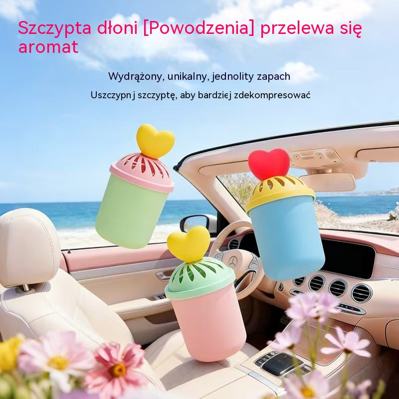 🌸🚗 Aromatyczne serce do samochodu – długotrwały zapach, wybierz spośród 4 zapachów 💖