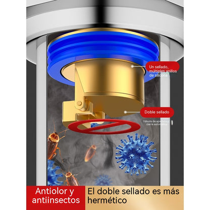 🚿 🔥 Desagüe universal de latón antiolor (antiolor e insectos): ¡Adiós a los malos olores!